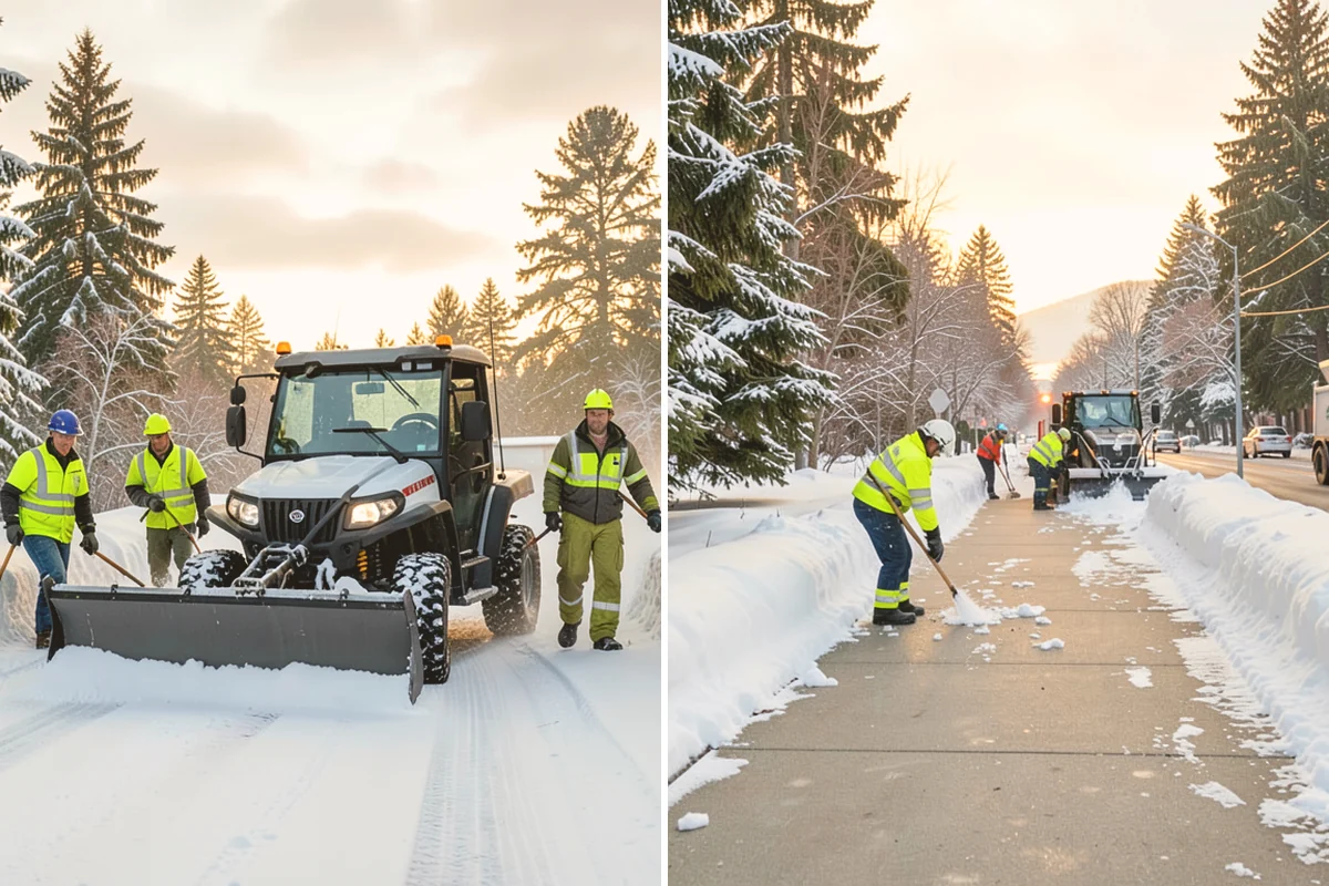 Property Management Snow Plowing in Eatonville, Pierce County, WA - Inventory every property and set per-site priorities and standards