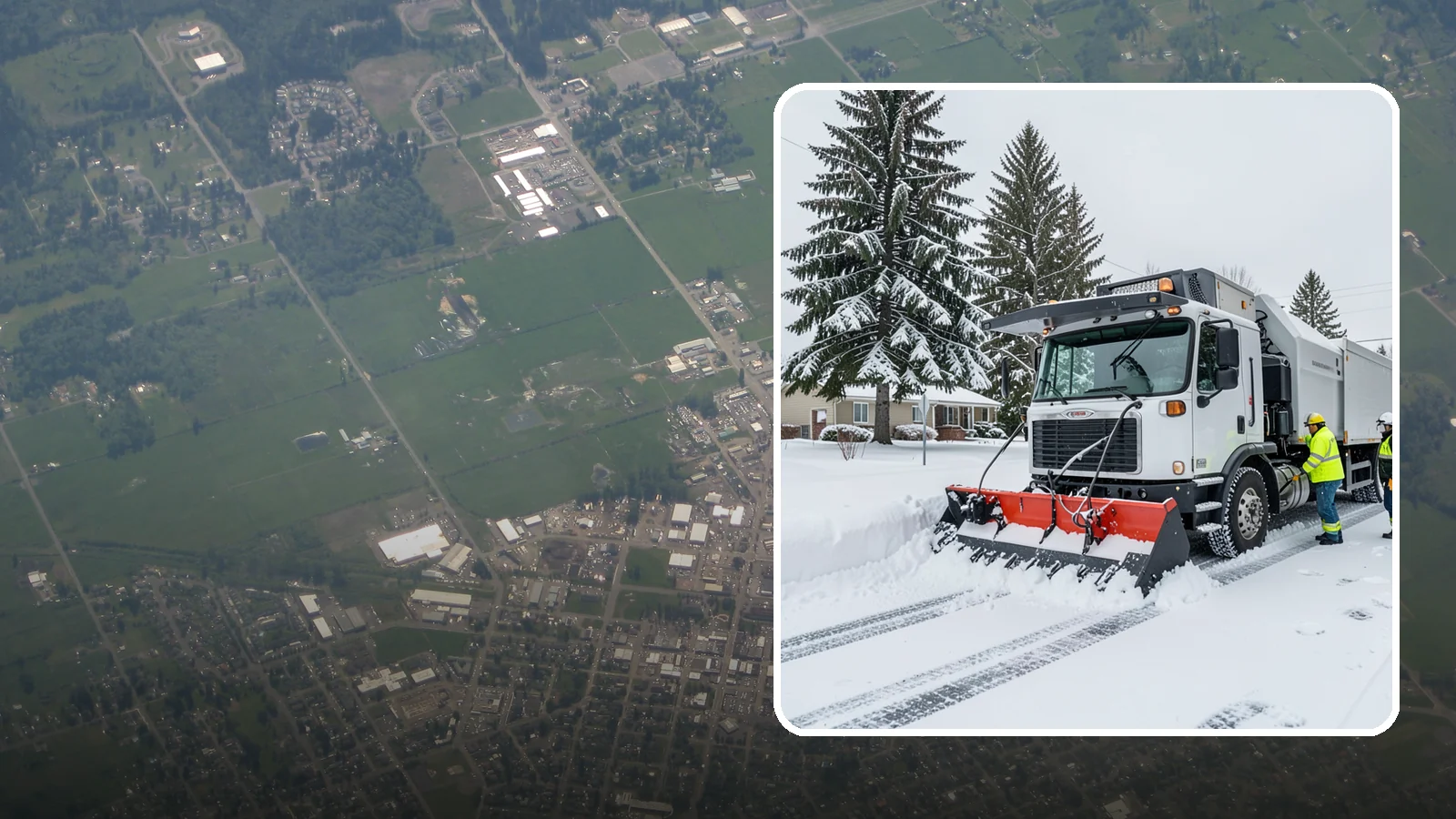 Property Management Snow Plowing in Enumclaw, King County, WA - We plow entire property management portfolios under one contract so every site you oversee is cleared and documented consistently.
