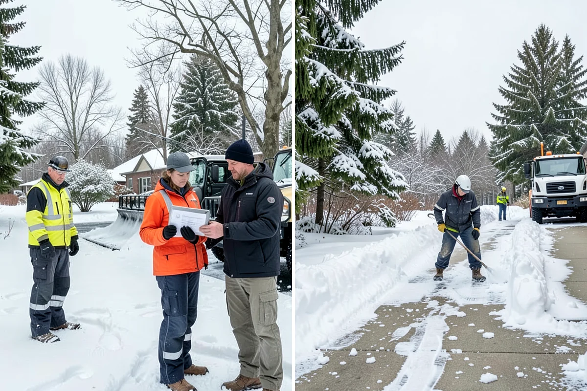 Property Management Snow Plowing in Enumclaw, King County, WA - Inventory every property and set per-site priorities and standards
