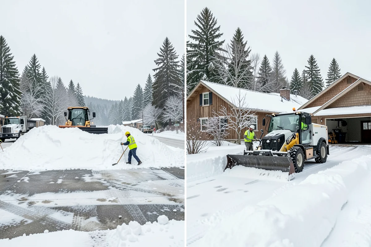 Property Management Snow Plowing in Everett, Snohomish County, WA - Inventory every property and set per-site priorities and standards