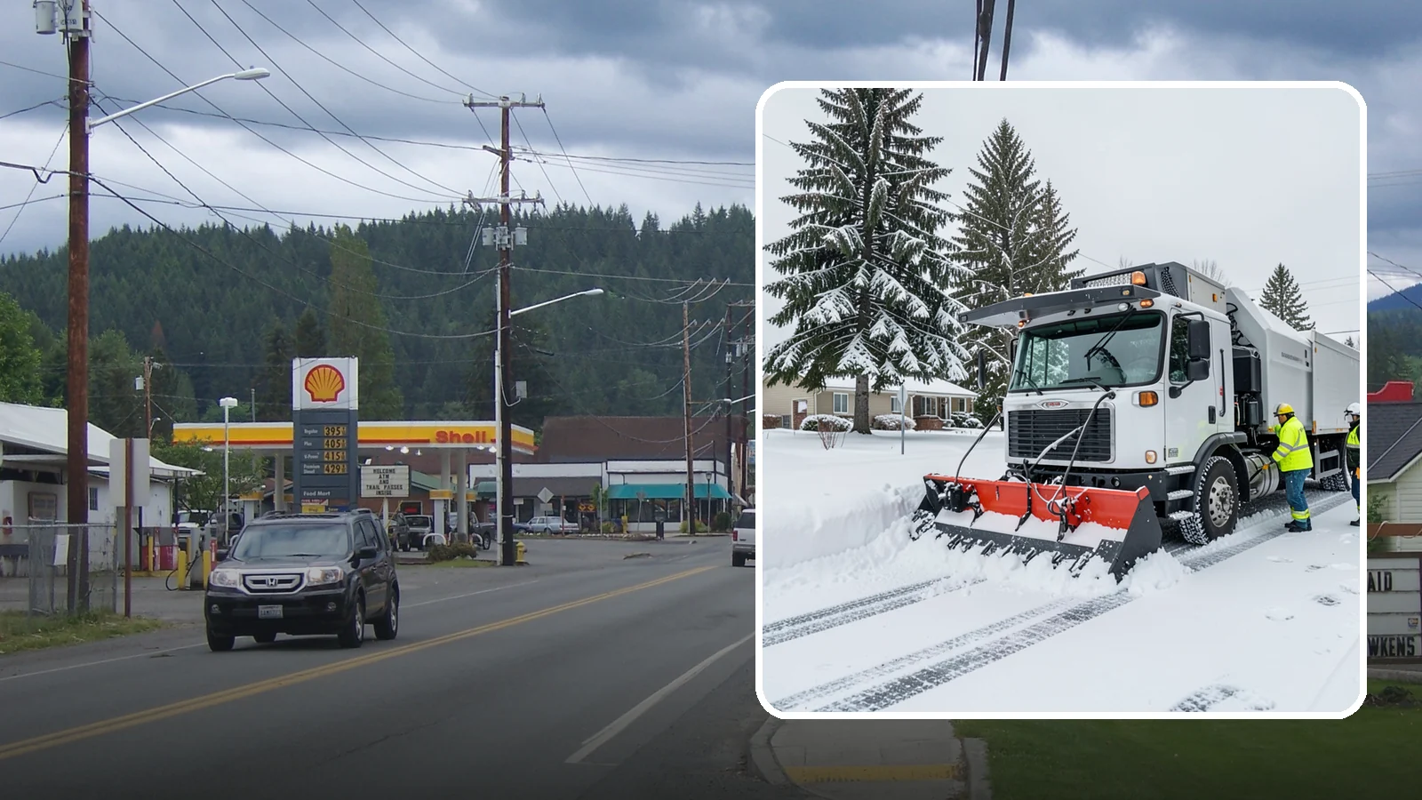 Property Management Snow Plowing in Granite Falls, Snohomish County, WA - We plow entire property management portfolios under one contract so every site you oversee is cleared and documented consistently.