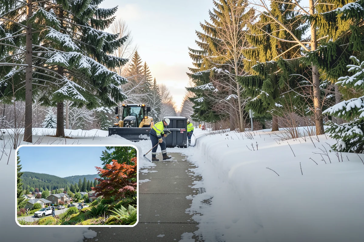 Property Management Snow Plowing in Index, Snohomish County, WA - Entire portfolio served under one contract and contact