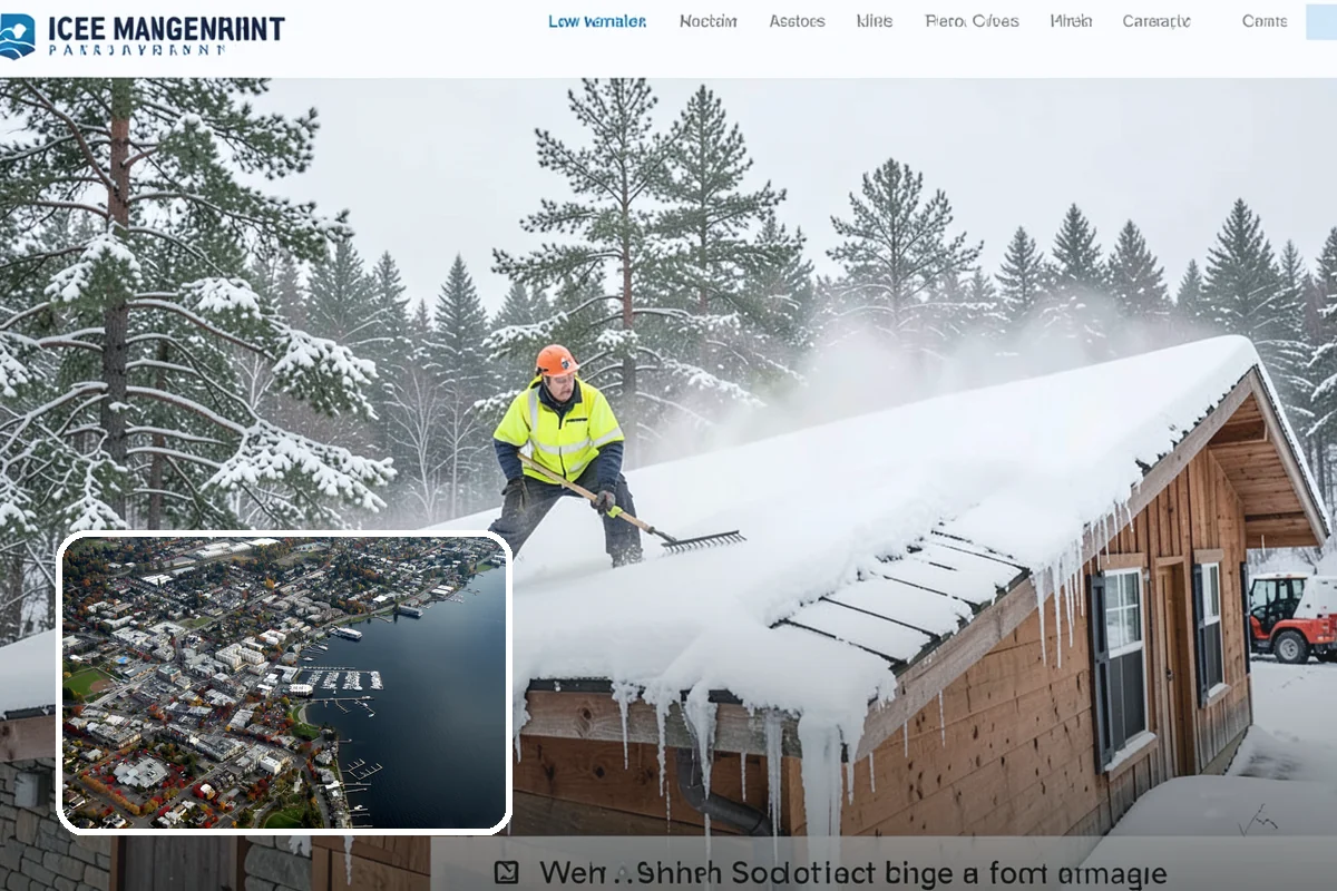 Property Management Snow Plowing in Kirkland, King County, WA - Entire portfolio served under one contract and contact