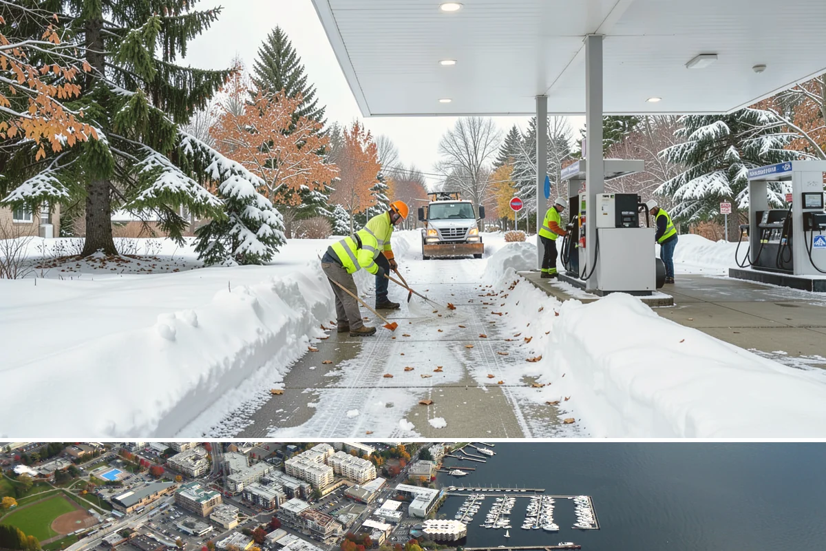Property Management Snow Plowing in Kirkland, King County, WA - Consolidate your portfolio under one contract before winter so every site is covered from the first storm.