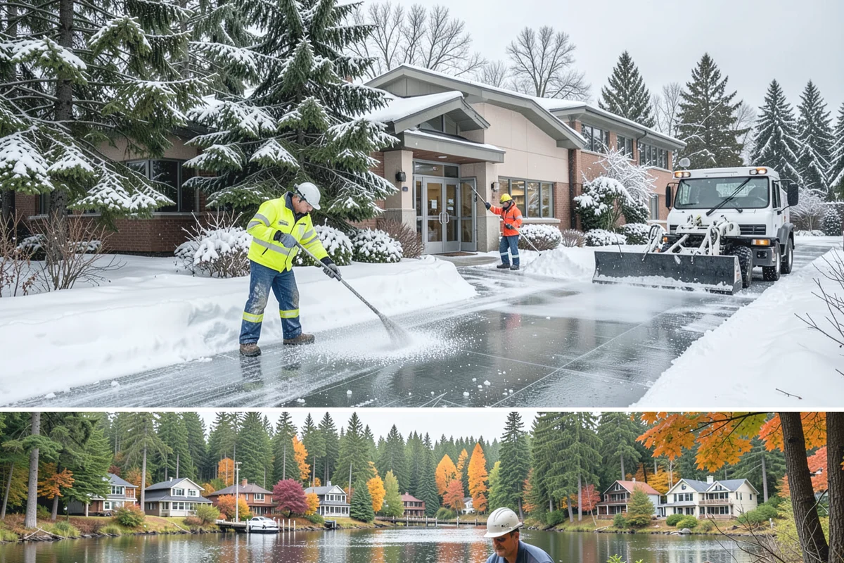 Property Management Snow Plowing in La Conner, Skagit County, WA - Consolidate your portfolio under one contract before winter so every site is covered from the first storm.