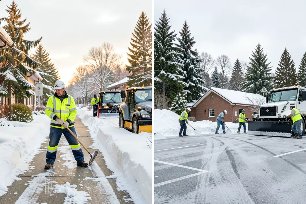 Property Management Snow Plowing in Lake Forest Park, King County, WA - Inventory every property and set per-site priorities and standards