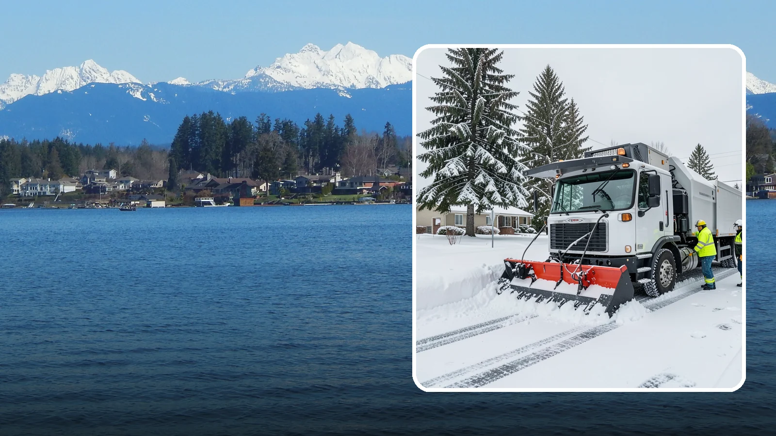 Property Management Snow Plowing in Lake Stevens, Snohomish County, WA - We plow entire property management portfolios under one contract so every site you oversee is cleared and documented consistently.