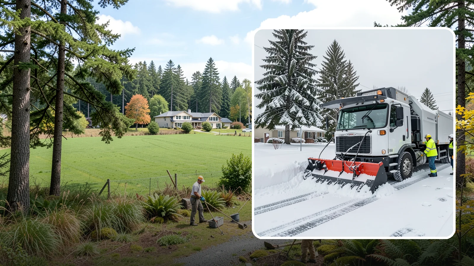 Property Management Snow Plowing in Lyman, Skagit County, WA - We plow entire property management portfolios under one contract so every site you oversee is cleared and documented consistently.