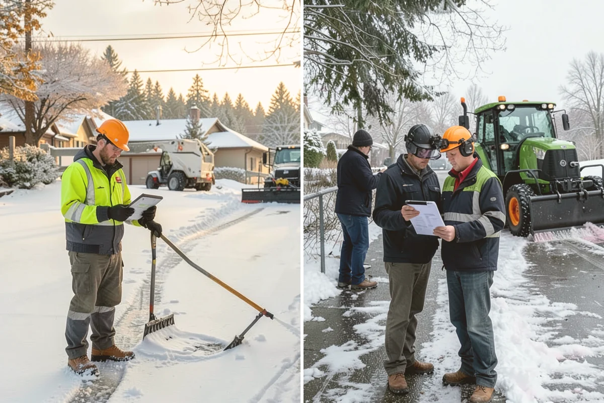 Property Management Snow Plowing in Lynnwood, Snohomish County, WA - Inventory every property and set per-site priorities and standards