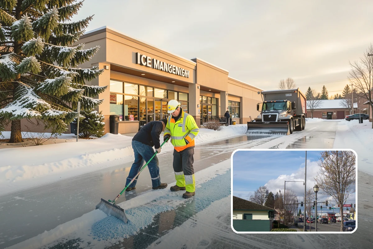 Property Management Snow Plowing in Marysville, Snohomish County, WA - Entire portfolio served under one contract and contact