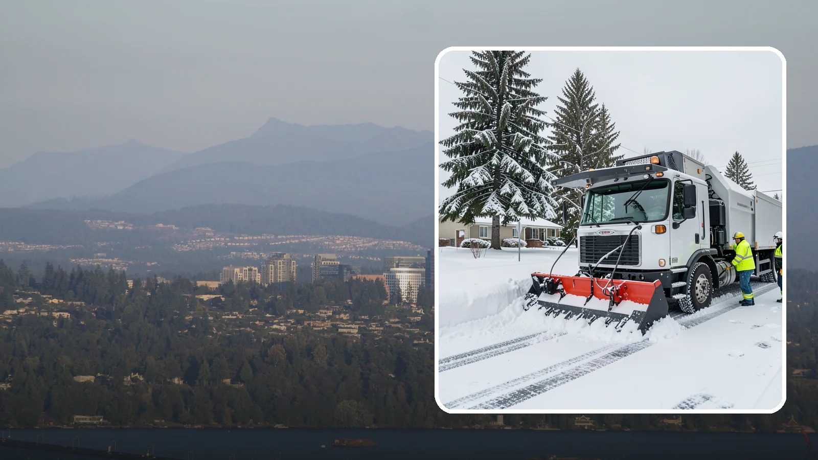 Property Management Snow Plowing in Medina, King County, WA - We plow entire property management portfolios under one contract so every site you oversee is cleared and documented consistently.