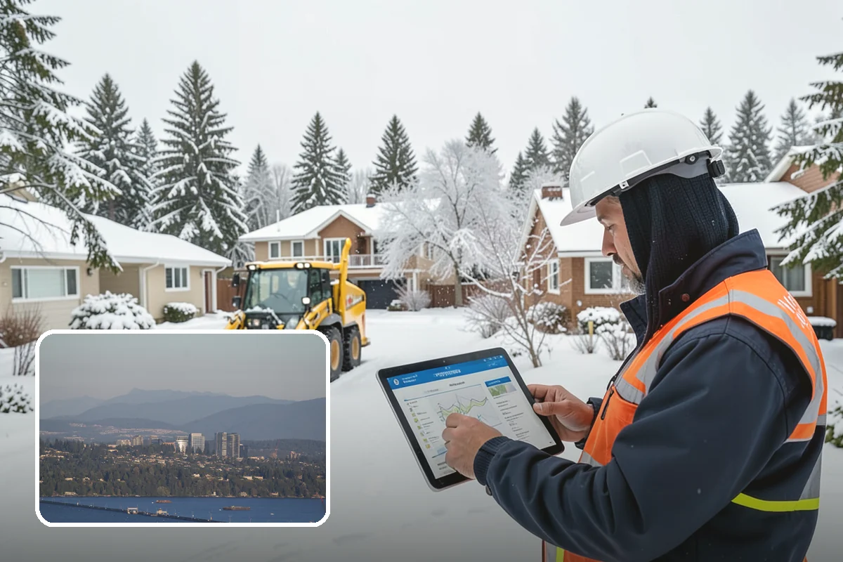 Property Management Snow Plowing in Medina, King County, WA - Entire portfolio served under one contract and contact