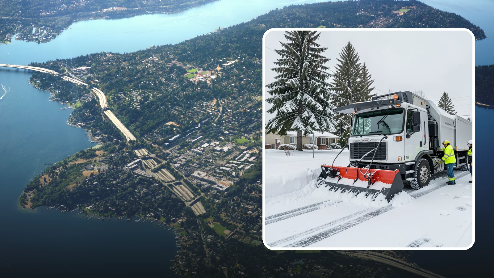 Property Management Snow Plowing in Mercer Island, King County, WA - We plow entire property management portfolios under one contract so every site you oversee is cleared and documented consistently.