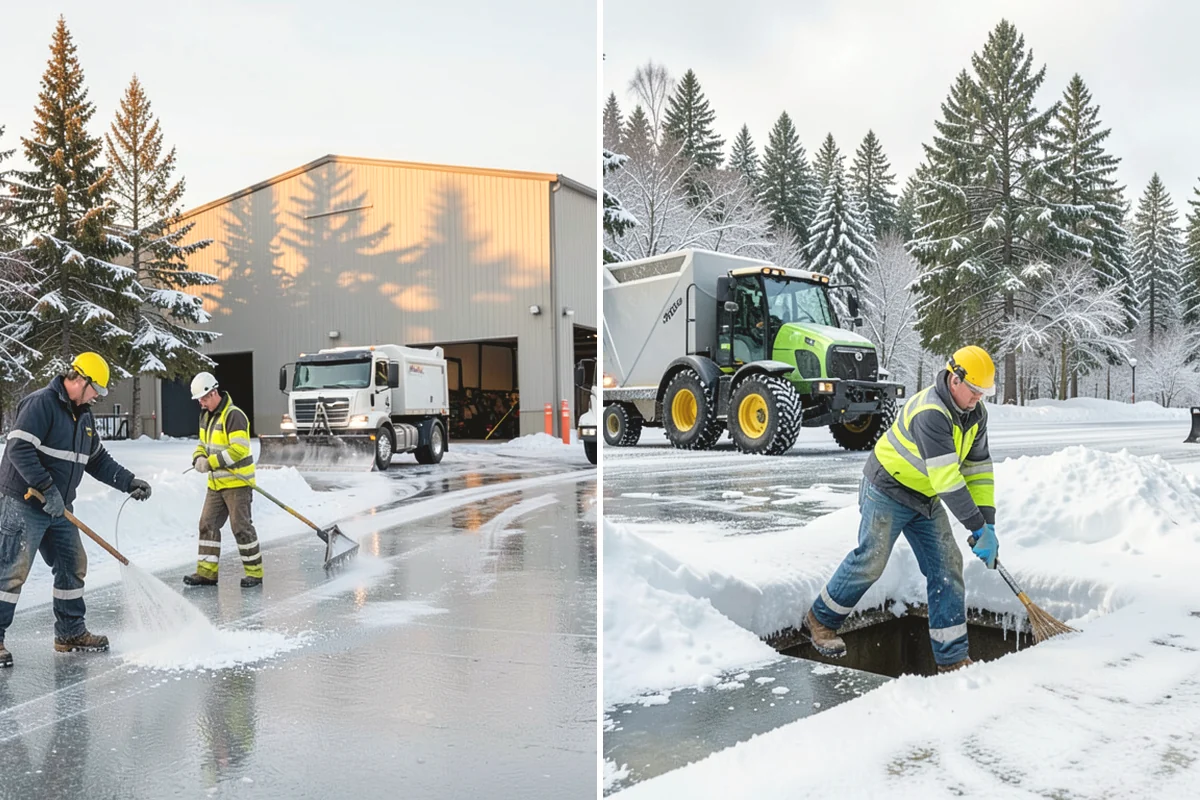 Property Management Snow Plowing in Mercer Island, King County, WA - Inventory every property and set per-site priorities and standards