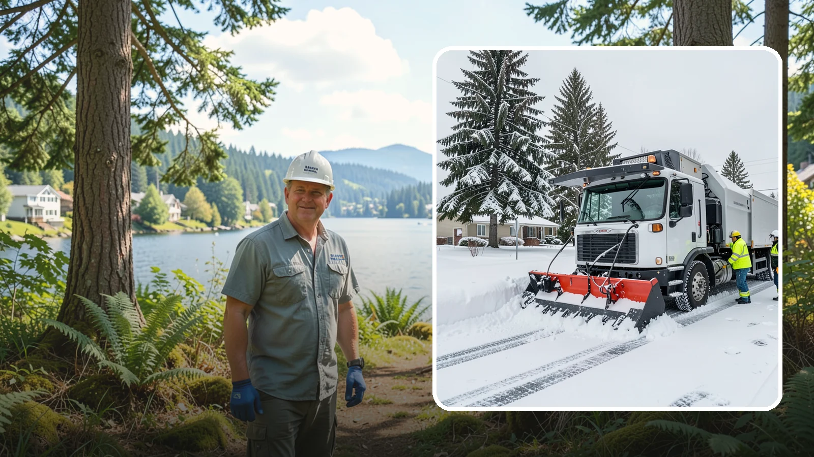 Property Management Snow Plowing in Milton, King County, WA - We plow entire property management portfolios under one contract so every site you oversee is cleared and documented consistently.