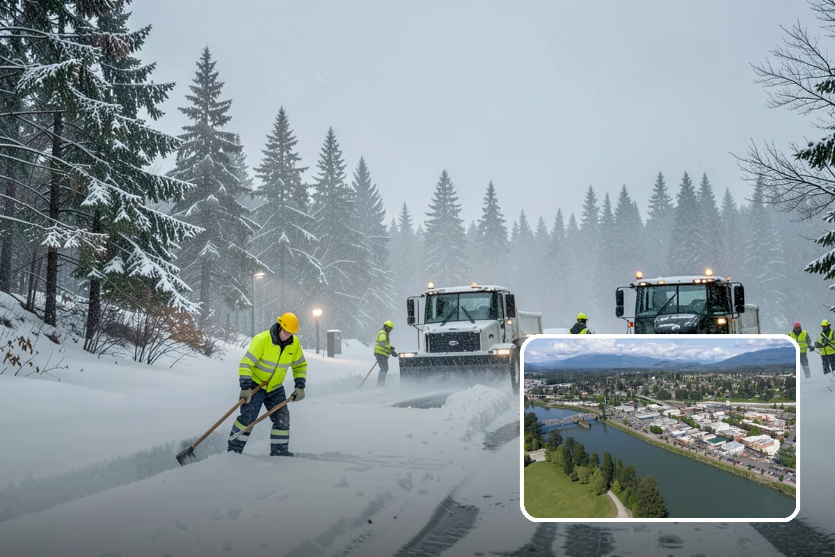 Property Management Snow Plowing in Mount Vernon, Skagit County, WA - Entire portfolio served under one contract and contact
