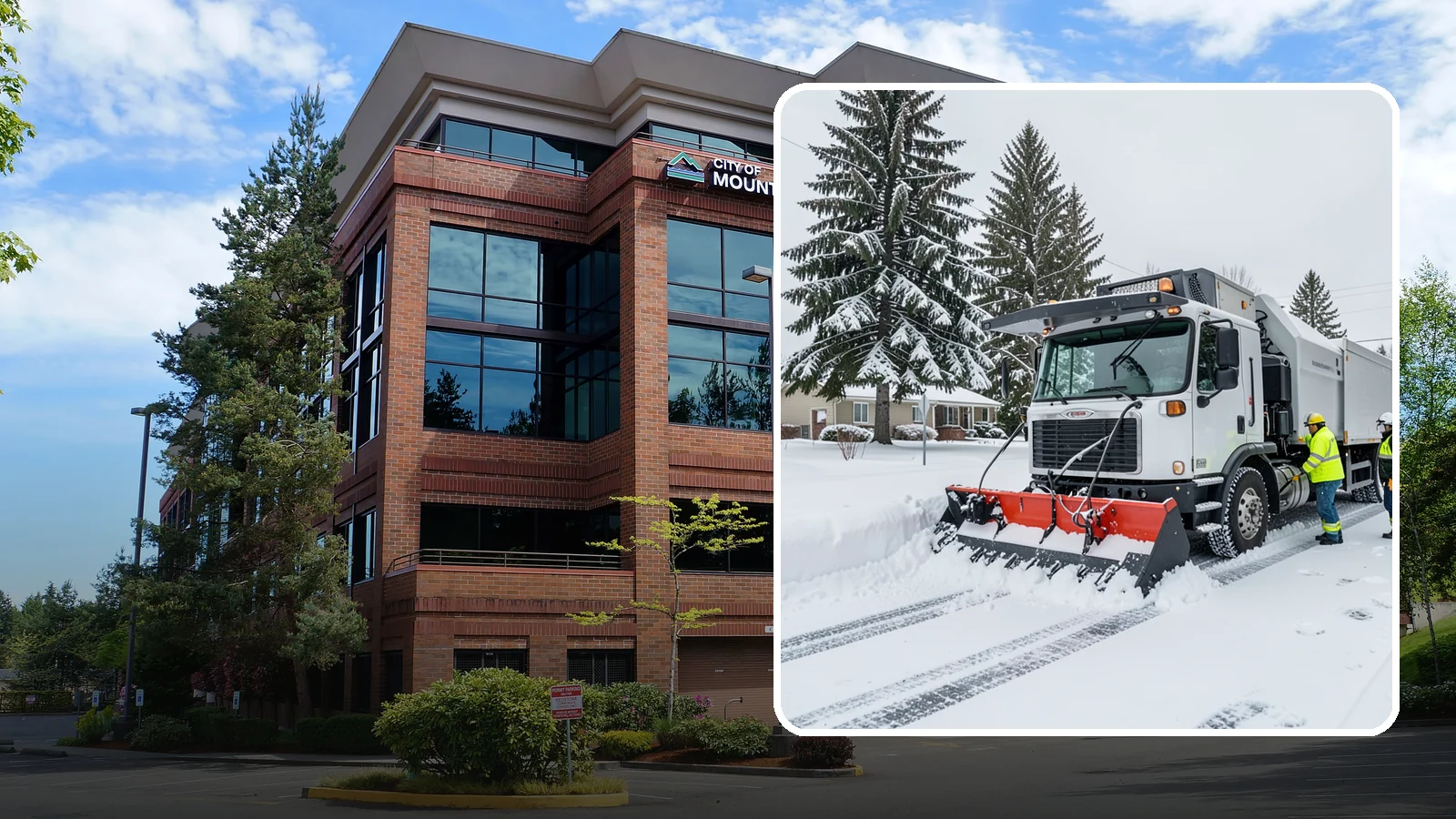 Property Management Snow Plowing in Mountlake Terrace, Snohomish County, WA - We plow entire property management portfolios under one contract so every site you oversee is cleared and documented consistently.