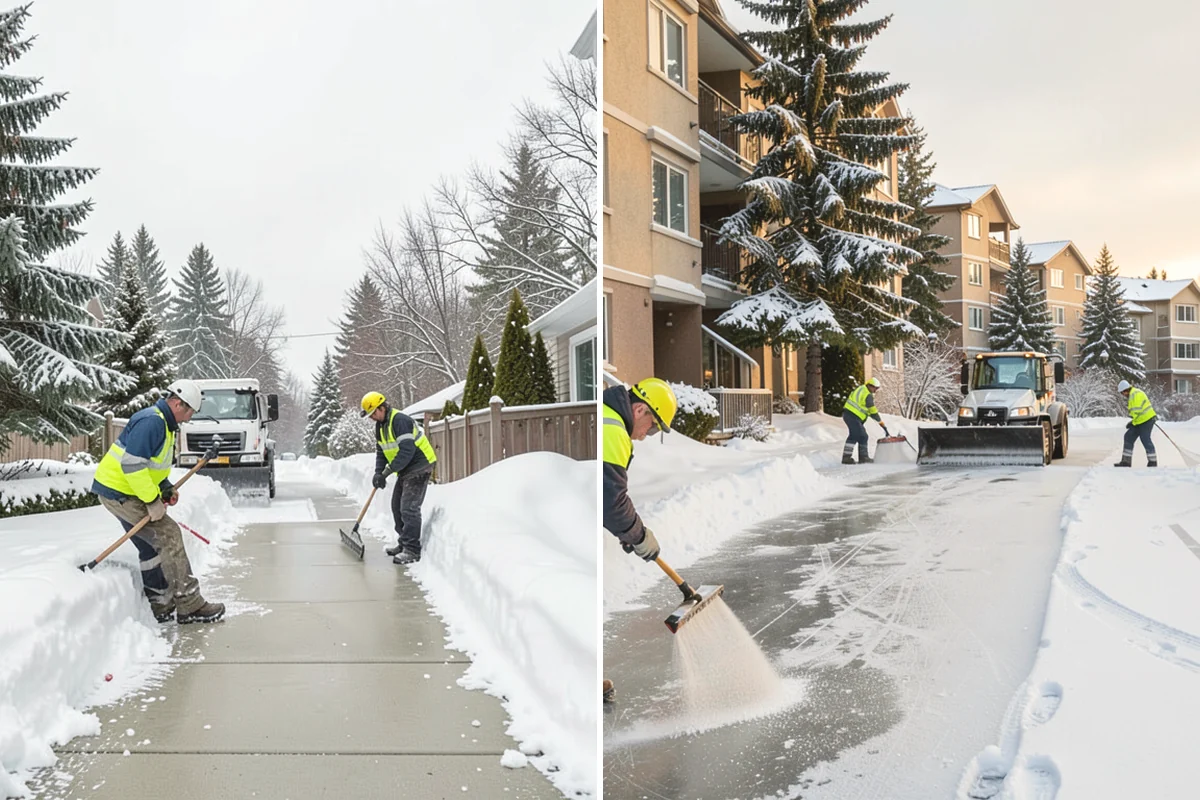 Property Management Snow Plowing in Mukilteo, Snohomish County, WA - Inventory every property and set per-site priorities and standards