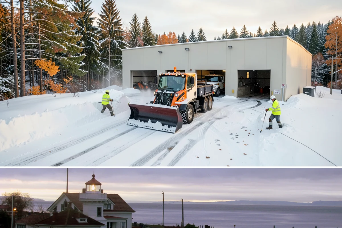 Property Management Snow Plowing in Mukilteo, Snohomish County, WA - Consolidate your portfolio under one contract before winter so every site is covered from the first storm.