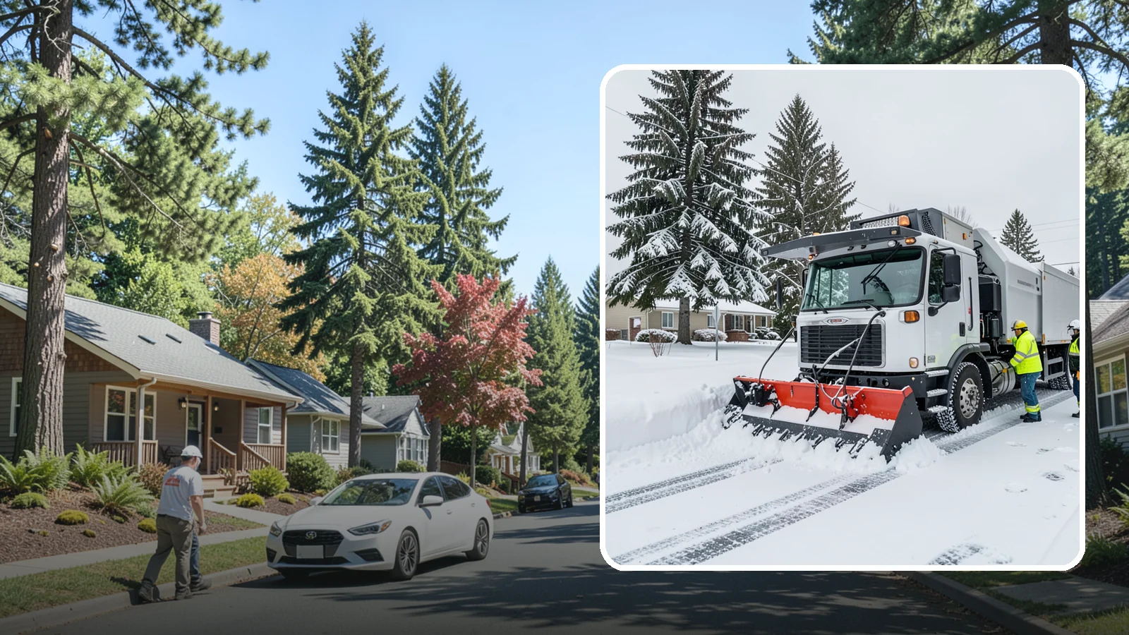 Property Management Snow Plowing in Orting, Pierce County, WA - We plow entire property management portfolios under one contract so every site you oversee is cleared and documented consistently.