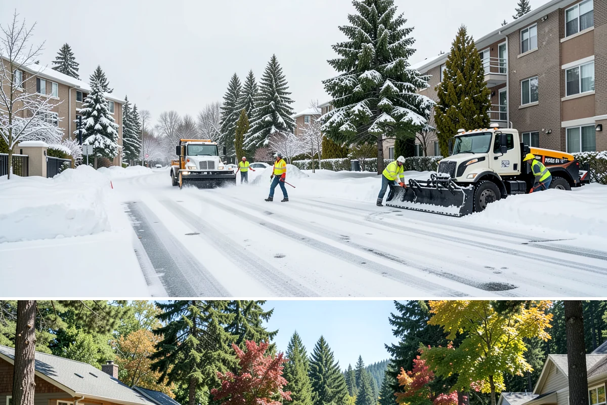 Property Management Snow Plowing in Orting, Pierce County, WA - Consolidate your portfolio under one contract before winter so every site is covered from the first storm.