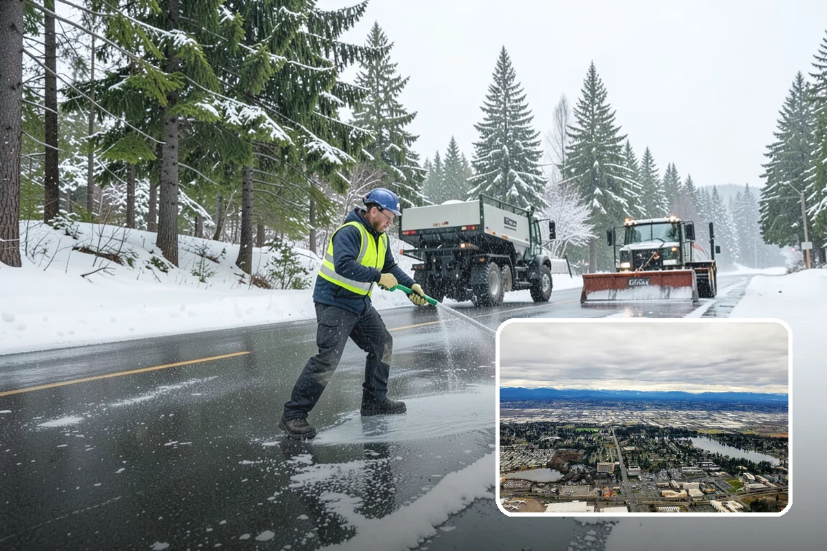 Property Management Snow Plowing in SeaTac, King County, WA - Entire portfolio served under one contract and contact