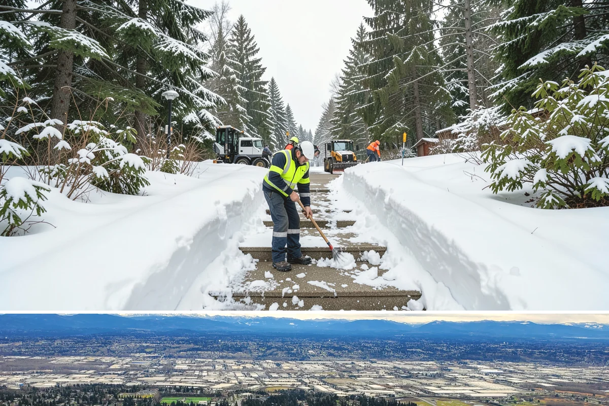 Property Management Snow Plowing in SeaTac, King County, WA - Consolidate your portfolio under one contract before winter so every site is covered from the first storm.