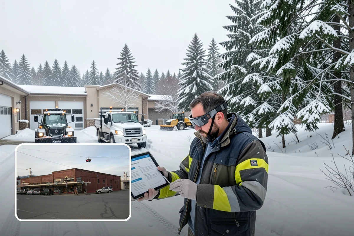 Property Management Snow Plowing in Sedro-Woolley, Skagit County, WA - Entire portfolio served under one contract and contact