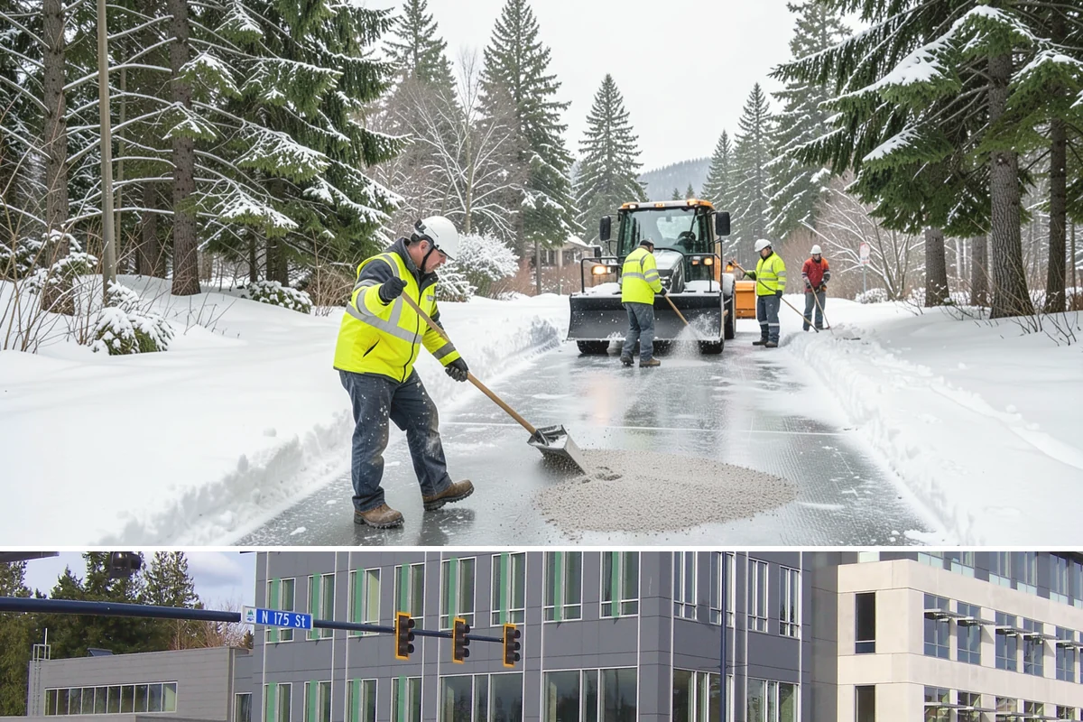Property Management Snow Plowing in Shoreline, King County, WA - Consolidate your portfolio under one contract before winter so every site is covered from the first storm.