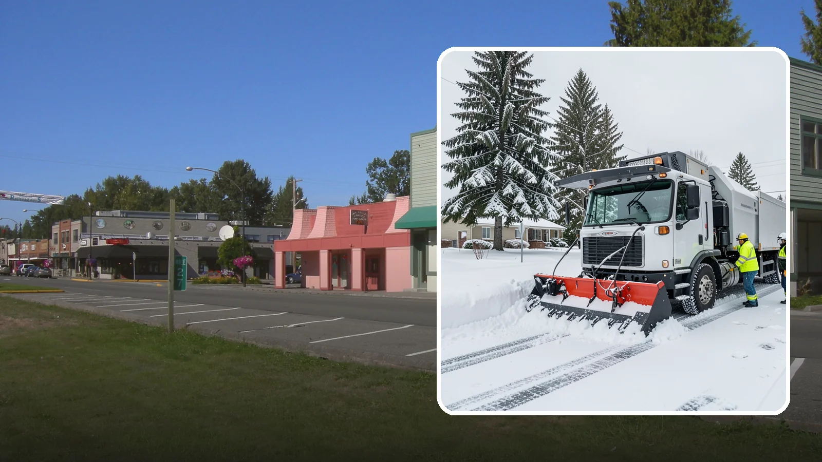 Property Management Snow Plowing in Snoqualmie, King County, WA - We plow entire property management portfolios under one contract so every site you oversee is cleared and documented consistently.