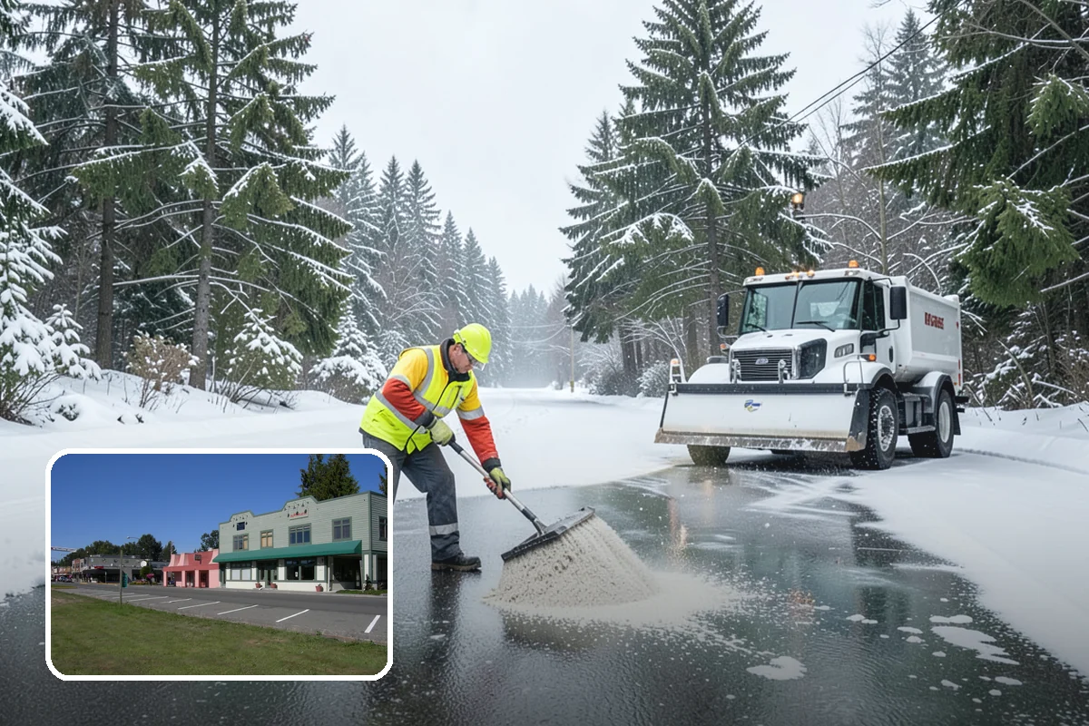 Property Management Snow Plowing in Snoqualmie, King County, WA - Entire portfolio served under one contract and contact