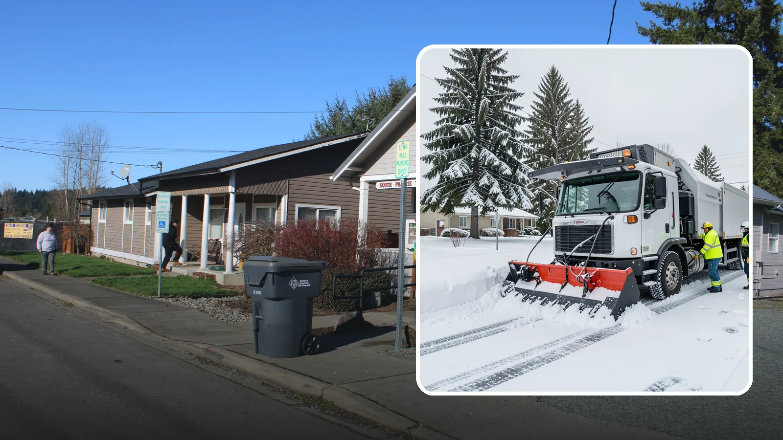 Property Management Snow Plowing in South Prairie, Pierce County, WA - We plow entire property management portfolios under one contract so every site you oversee is cleared and documented consistently.