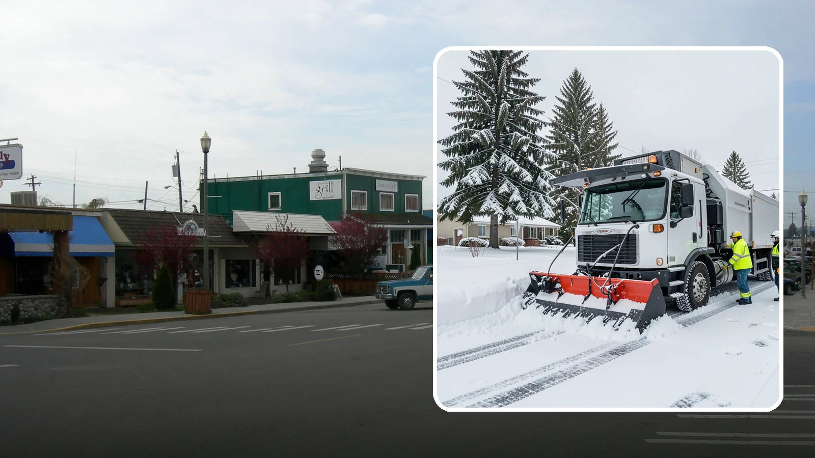 Property Management Snow Plowing in Stanwood, Snohomish County, WA - We plow entire property management portfolios under one contract so every site you oversee is cleared and documented consistently.