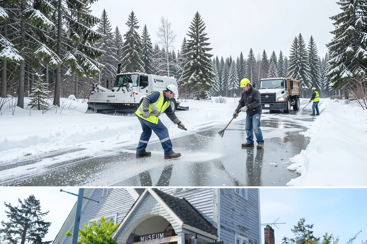 Property Management Snow Plowing in Steilacoom, Pierce County, WA - Consolidate your portfolio under one contract before winter so every site is covered from the first storm.