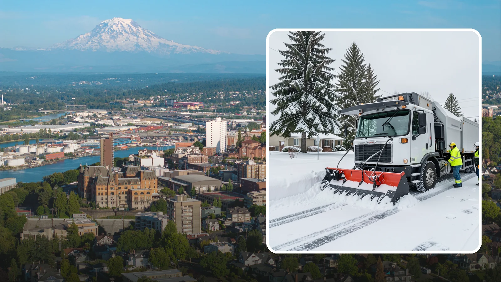 Property Management Snow Plowing in Tacoma, Pierce County, WA - We plow entire property management portfolios under one contract so every site you oversee is cleared and documented consistently.
