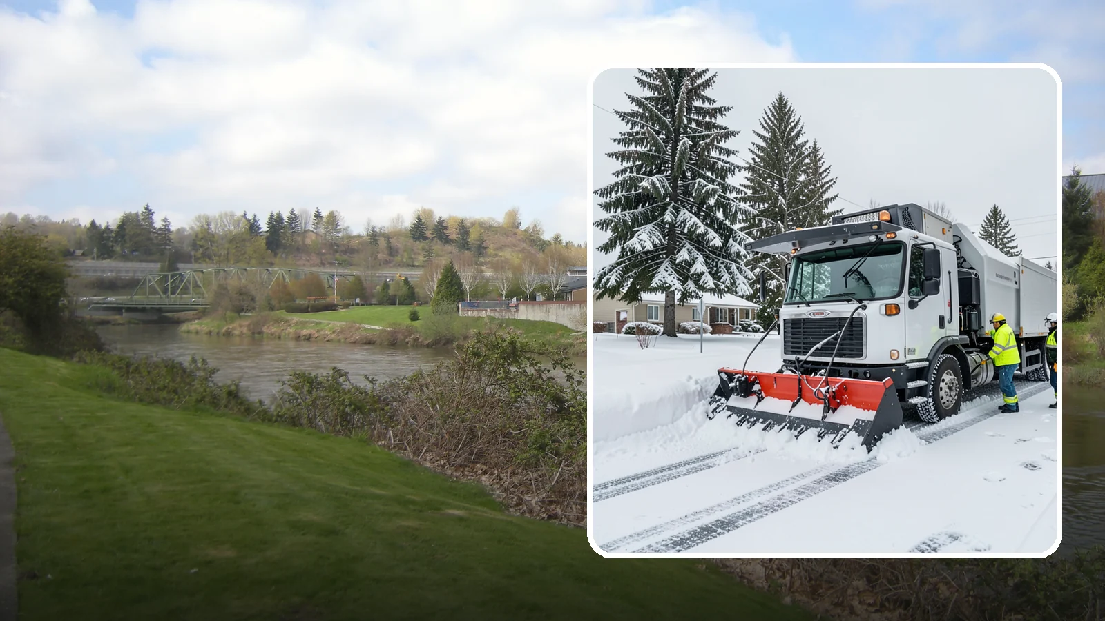 Property Management Snow Plowing in Tukwila, King County, WA - We plow entire property management portfolios under one contract so every site you oversee is cleared and documented consistently.