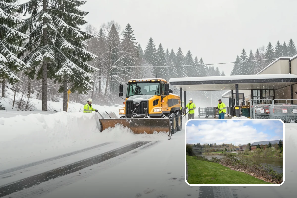 Property Management Snow Plowing in Tukwila, King County, WA - Entire portfolio served under one contract and contact
