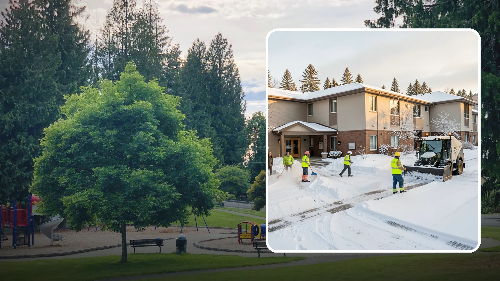 Property Management Snow Removal in Bonney Lake, Pierce County, WA - We give Western Washington property managers one reliable snow partner for every building in their portfolio, with consistent...