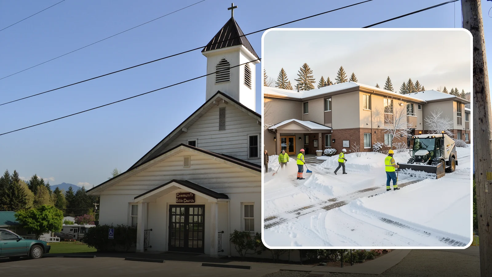 Property Management Snow Removal in Concrete, Skagit County, WA - We give Western Washington property managers one reliable snow partner for every building in their portfolio, with consistent...