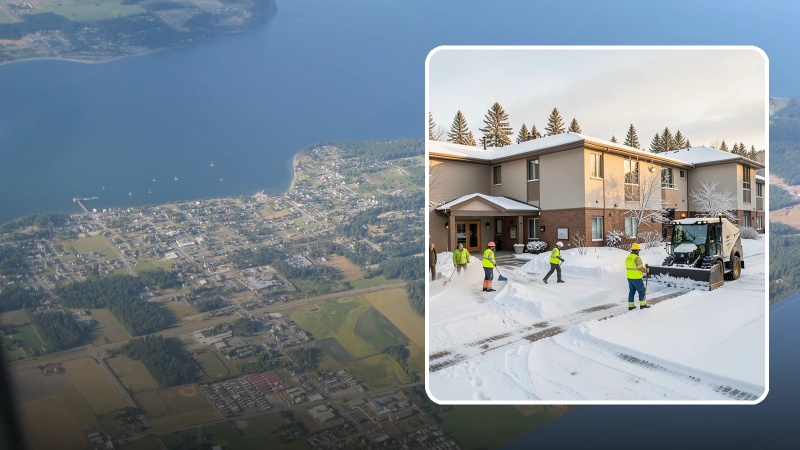 Property Management Snow Removal in Coupeville, Island County, WA - We give Western Washington property managers one reliable snow partner for every building in their portfolio, with consistent...
