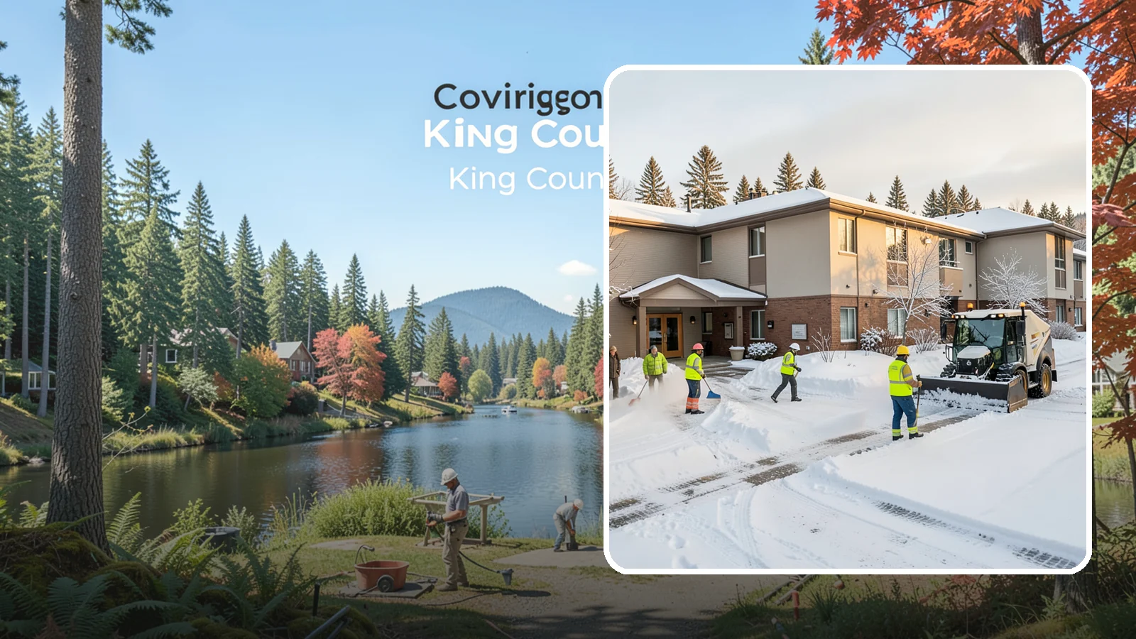 Property Management Snow Removal in Covington, King County, WA - We give Western Washington property managers one reliable snow partner for every building in their portfolio, with consistent...