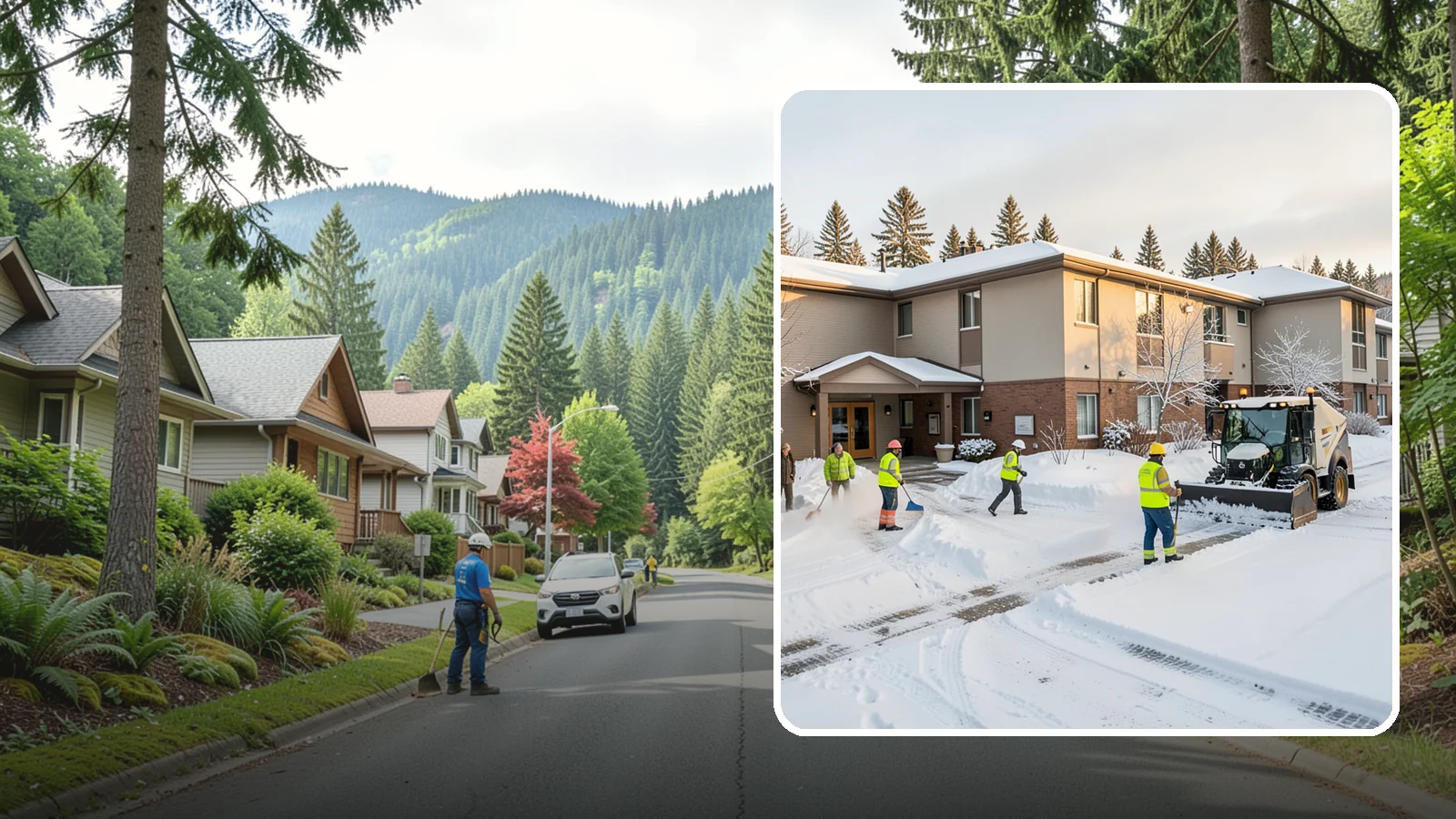 Property Management Snow Removal in Darrington, Snohomish County, WA - We give Western Washington property managers one reliable snow partner for every building in their portfolio, with consistent...