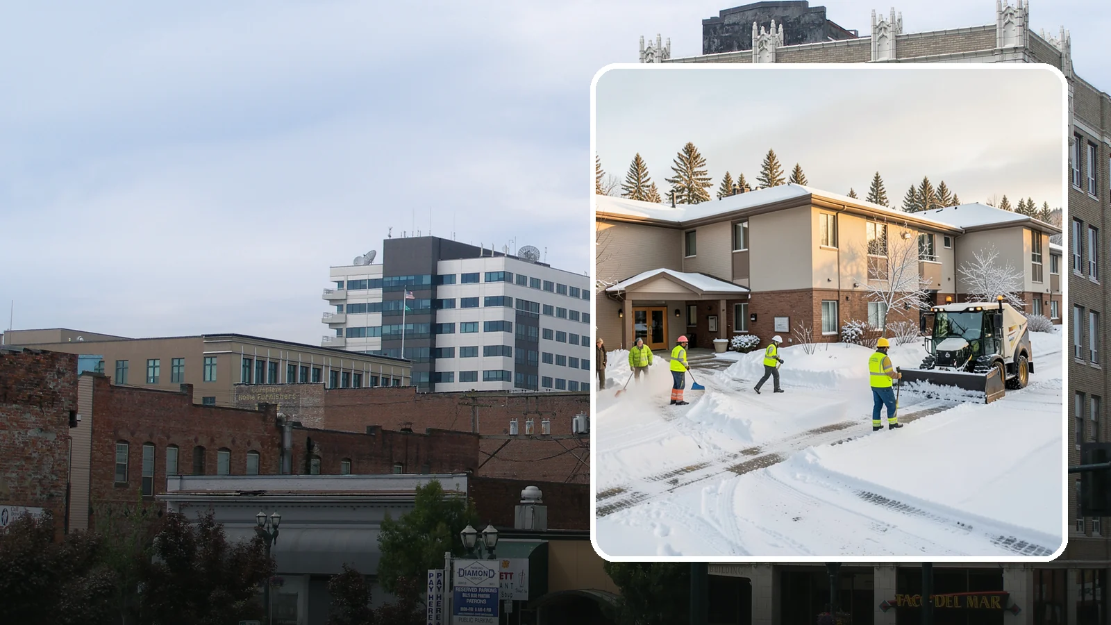 Property Management Snow Removal in Everett, Snohomish County, WA - We give Western Washington property managers one reliable snow partner for every building in their portfolio, with consistent...