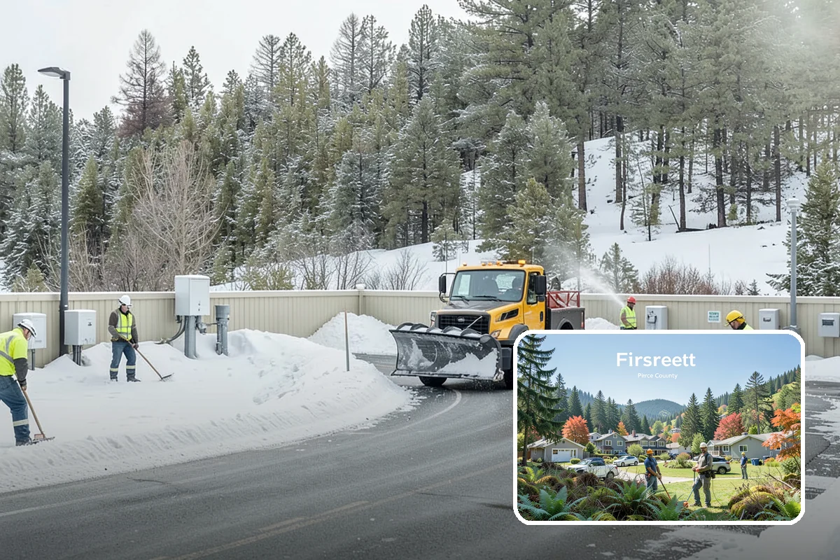 Property Management Snow Removal in Fircrest, Pierce County, WA - One point of contact for every property in your portfolio