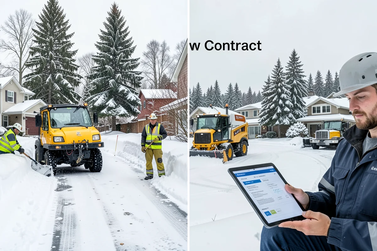 Property Management Snow Removal in Fircrest, Pierce County, WA - Inventory all managed properties and set service priorities