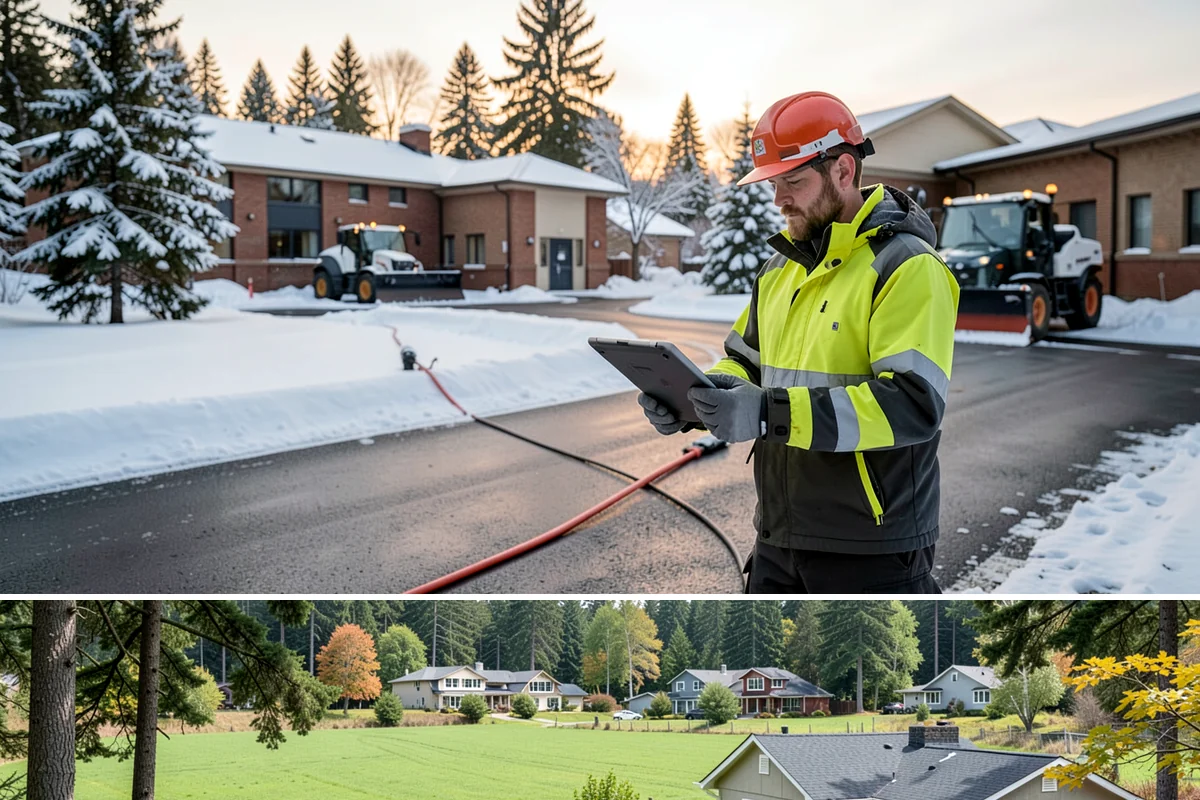 Property Management Snow Removal in Lyman, Skagit County, WA - Establish your portfolio contract before winter begins so every managed property is covered under one plan from the first snow...