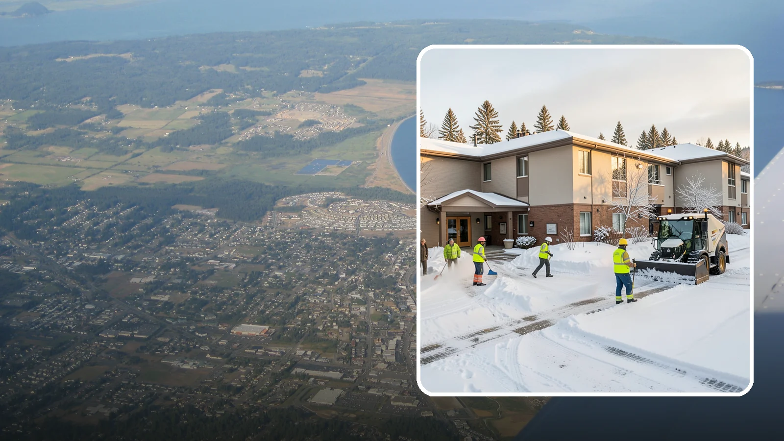 Property Management Snow Removal in Oak Harbor, Island County, WA - We give Western Washington property managers one reliable snow partner for every building in their portfolio, with consistent...