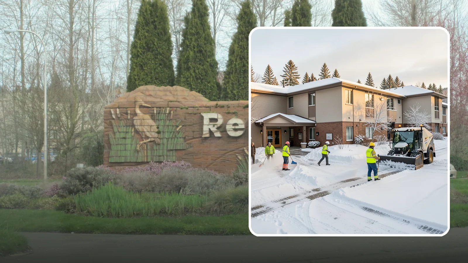 Property Management Snow Removal in Renton, King County, WA - We give Western Washington property managers one reliable snow partner for every building in their portfolio, with consistent...
