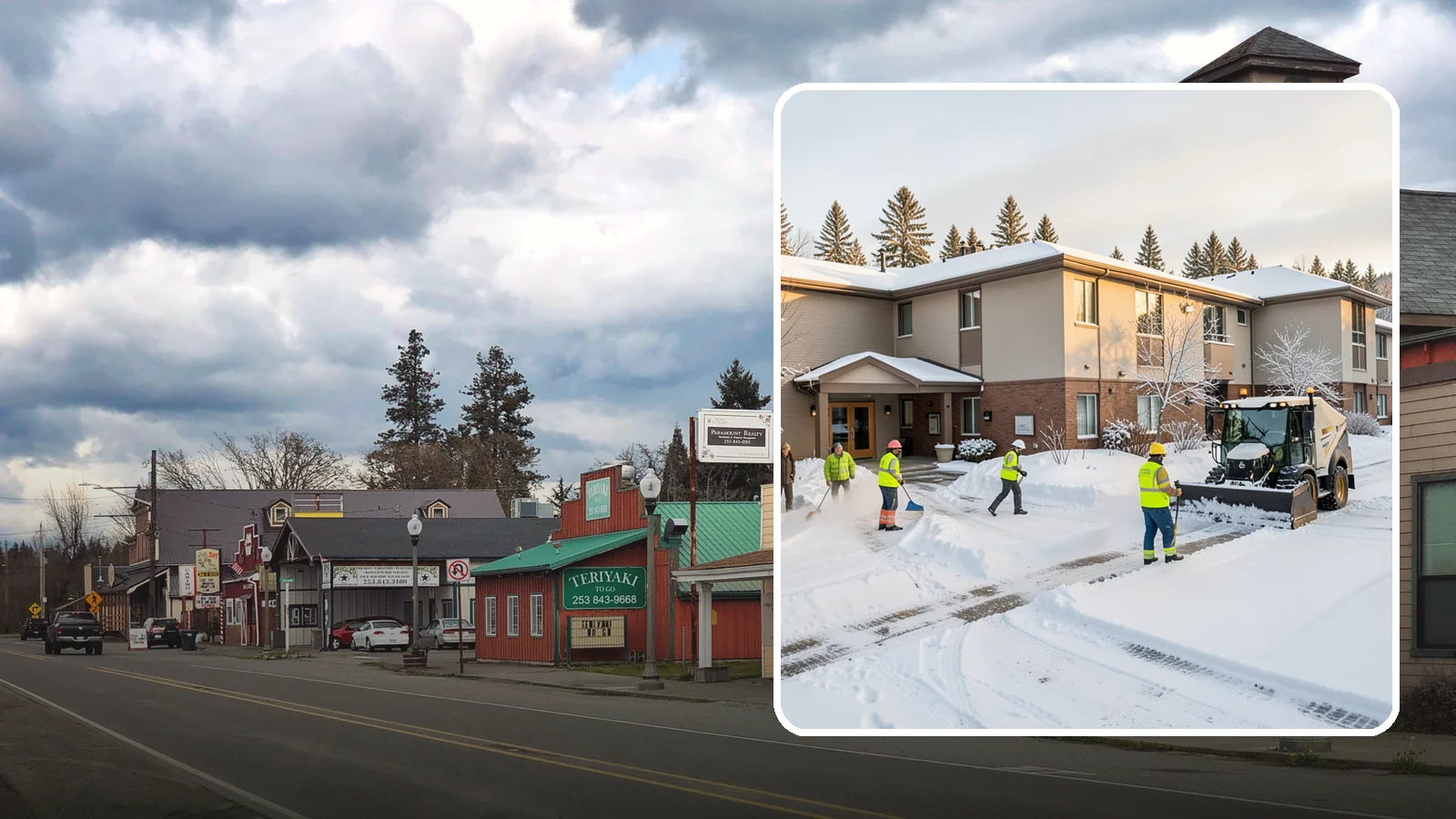 Property Management Snow Removal in Roy, Pierce County, WA - We give Western Washington property managers one reliable snow partner for every building in their portfolio, with consistent...