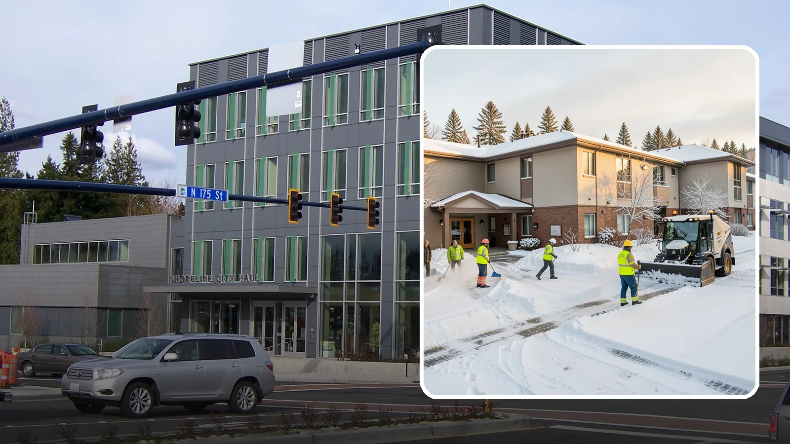 Property Management Snow Removal in Shoreline, King County, WA - We give Western Washington property managers one reliable snow partner for every building in their portfolio, with consistent...